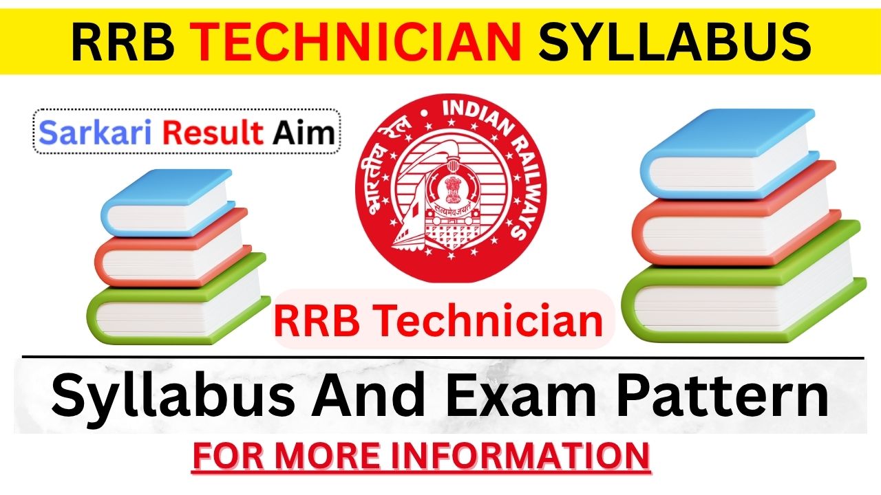 RRB Technician Syllabus And Exam Pattern