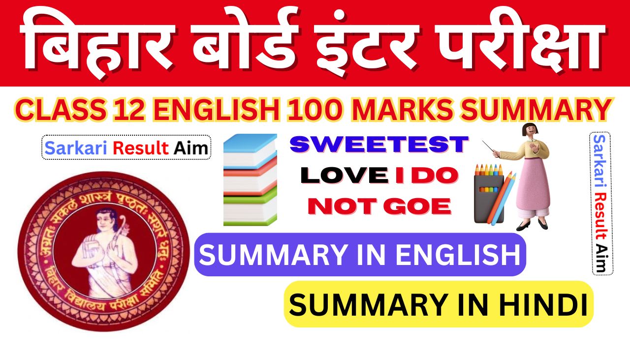Sweetest Love I do not Goe Summary