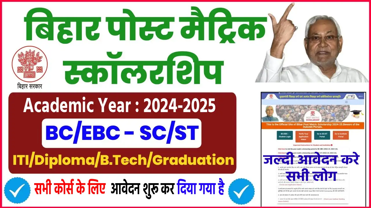 Bihar Post Matric Scholarship 2025