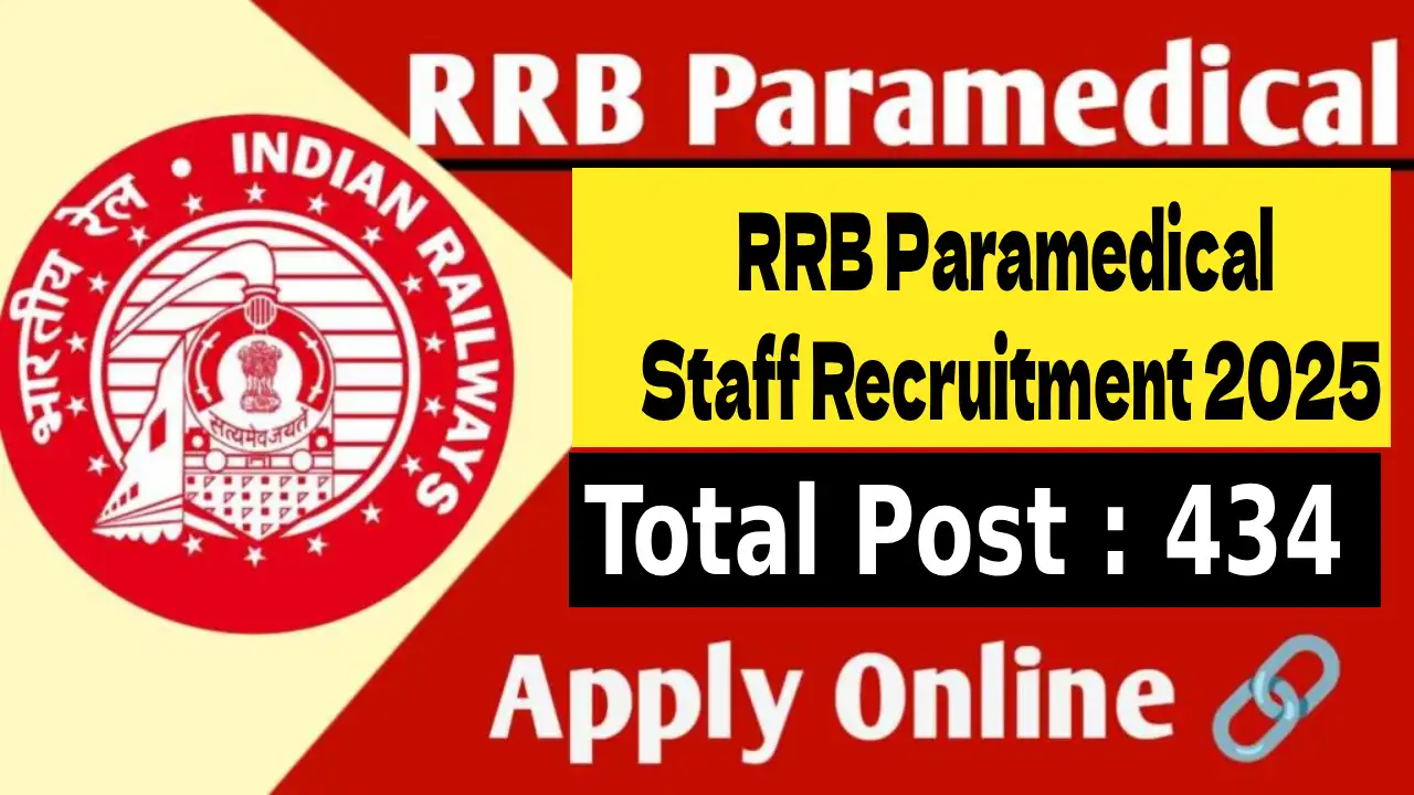RRB Paramedical Staff Recruitment 2025
