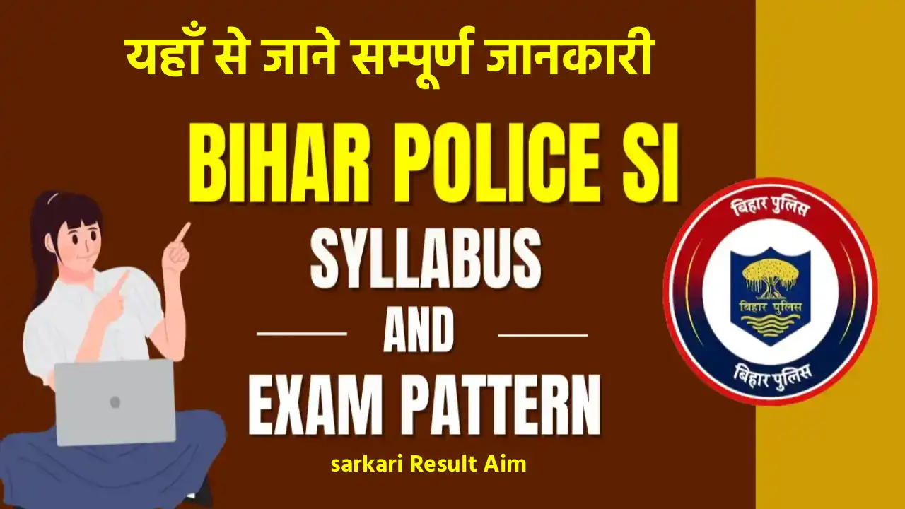 Bihar Police SI Syllabus 2025